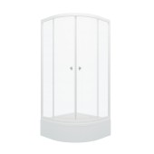 ТРИТОН Душевая кабина Стандарт 90*90*205 В,сред.подд,стекло ВЕЛЬВЕТ,профиль белый