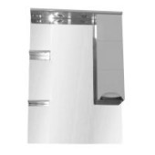 ЗЕРКАЛО-ШКАФ LORANTO СТИЛЬ СОЛО 80см левое с фрезеровкой (800*1025*170) ЗЕРКАЛО-ШКАФ LORANTO СТИЛЬ СОЛО 80см левое с фрезеровкой (800*1025*170)