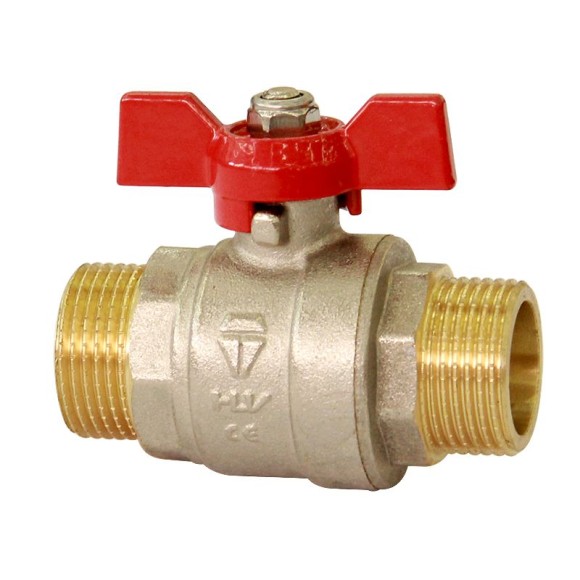 HLV  Кран шаровый  НР 3/4" (бабочка)