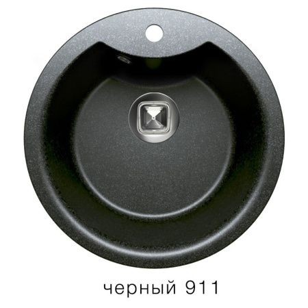 Мойка TOLERO R-108Е №911 (черная) d=51 см