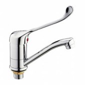 L4579-2 Смеситель локтевой 15см повор.с гайкой