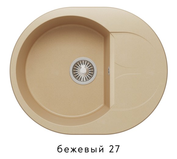 Мойка ATOL №620 №27 (Бежевый) 620мм*500мм
