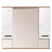 Зеркальный шкаф ОРИНОКО 90 с подсветкой ЛИСТЬЯ Зеркальный шкаф ОРИНОКО 90 с подсветкой ЛИСТЬЯ