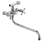 Е2005-125 Смеситель для ванны с длинным изливом (35см)