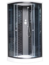 ДАНА Гидробокс 23К (ЧЕРНЫЕ КИРПИЧИ)100*100*215 мел.поддон,чер.зад.стекло,тонир.перед.стекло ДАНА Гидробокс 23К (ЧЕРНЫЕ КИРПИЧИ)100*100*215 мел.поддон,чер.зад.стекло,тонир.перед.стекло