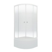 ТРИТОН Душевая кабина Стандарт 90*90*192 Б,глуб.подд,стекло ЛАЙТ ГРАДИЕНТ,профиль белый