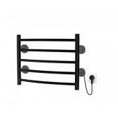 Полотенцесушитель электр. АДВ ЛНК- Э1" 50*80 (скоба, кабель справа, 7 перекладин) Черный муар Полотенцесушитель электр. АДВ ЛНК- Э1" 50*80 (скоба, кабель справа, 7 перекладин) Черный муар