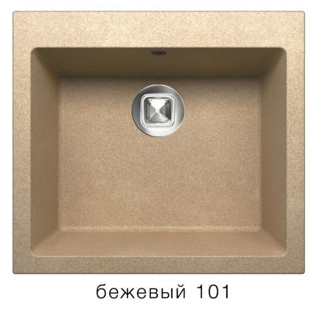 Мойка TOLERO R-111 №101 (бежевый) 55,5*50 см