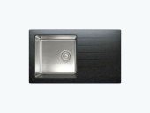 Мойка TOLERO TTS-860 №911 (черный) 86*50см Мойка TOLERO TTS-860 №911 (черный) 86*50см