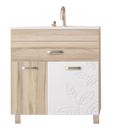 Тумба ОРИНОКО 90 под умыв.Elen/Комфорт 90 ЛИСТЬЯ Тумба ОРИНОКО 90 под умыв.Elen/Комфорт 90 ЛИСТЬЯ