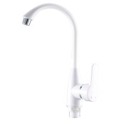 PL723-011F Смеситель для кухни с высоким изливом, Белый STEMIX