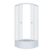 ТРИТОН Душевая кабина Риф 90*90*219,сред.подд,стекло ЛЕН,профиль белый
