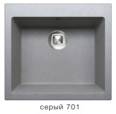 Мойка TOLERO R-111 №701 (серый) 55,5*50 см Мойка TOLERO R-111 №701 (серый) 55,5*50 см
