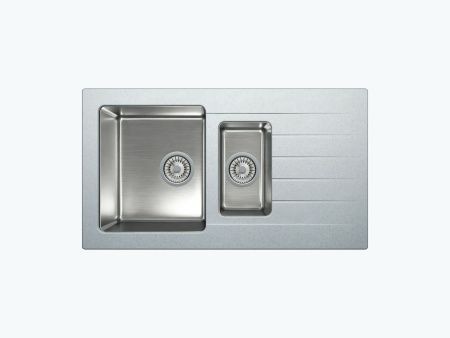 Мойка TOLERO TTS-890 №001 (серый металлик) 89*50см