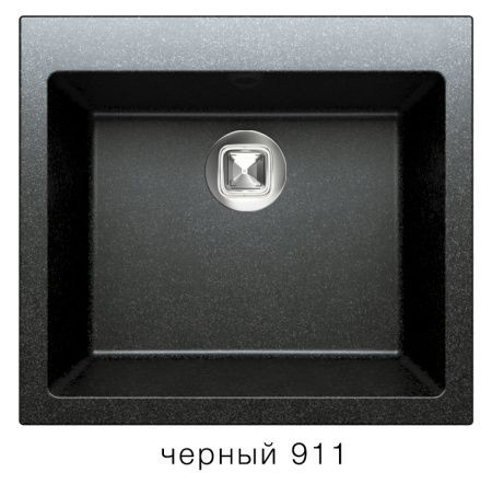 Мойка TOLERO R-111 №911 (черный) 55,5 50 см