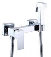 SAVOL Смеситель настенный биде квадро S- FXQ005 латунь