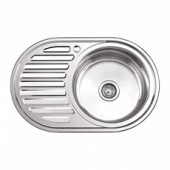 L 77750-R Мойка 77*50*18 МАТОВАЯ,0,8мм