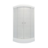 ТРИТОН Гидробокс Стандарт 90*90*215 А,низк.подд,стекло ЛЕН,профиль белый