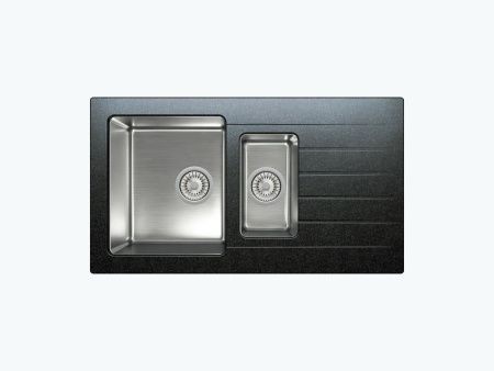 Мойка TOLERO TTS-890 №911 (черный) 89*50см