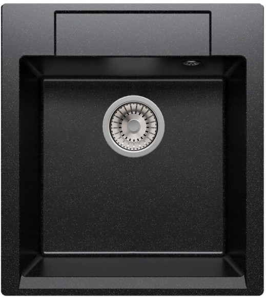 TOLERO GELCOAT Casilla-460 (Размеры мойки (ШхГхВ) : 460х510х216 мм.) мойка, цвет Черный