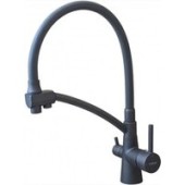 L4855U-12 Смеситель для кухни графит, графит излив, фильтр