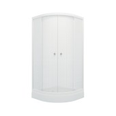 ТРИТОН Душевая кабина Стандарт 90*90*191 А,низ.подд,стекло ЛЕН,профиль белый