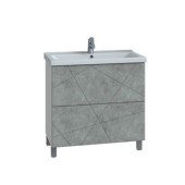 Тумба Geometry бетон 80см под умывальник Neo 80
