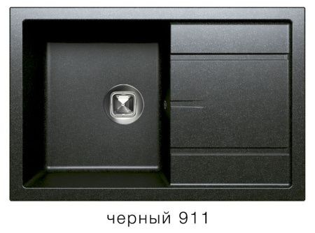 Мойка TOLERO R-112 №911 (черный) 76*50 см
