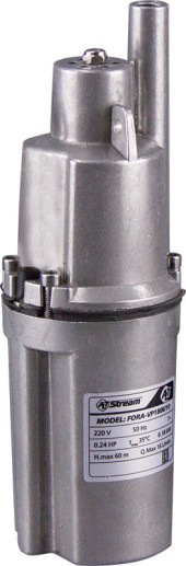 Насос вибрационный 250W FORA- VP200D25-TP низ с термозащитой (кабель 25м)