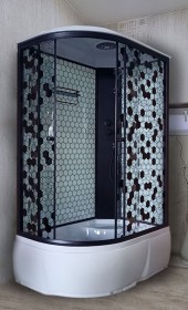 ДАНА Гидробокс 64 (СОТЫ)120*80*215 ЛЕВ глуб.поддон,соты зад.стекло,прозр.перед.стекло ДАНА Гидробокс 64 (СОТЫ)120*80*215 ЛЕВ глуб.поддон,соты зад.стекло,прозр.перед.стекло