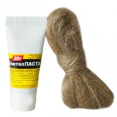 Паста уплотнительная "Сантехпаста" 20г +Лен 14г Паста уплотнительная "Сантехпаста" 20г +Лен 14г