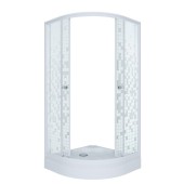 ТРИТОН Душевая кабина Стандарт 100*100*205 А,низ.подд,стекло МОЗАЙКА,профиль белый