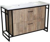 Тумба ЛОФТ 2.1 ГАМБИЯ два ящика Plus 80см под ум.Комфорт (Марко) 80 Тумба ЛОФТ 2.1 ГАМБИЯ два ящика Plus 80см под ум.Комфорт (Марко) 80