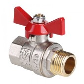 Кран шаровый ВН 1/2 бабочка ТСМ