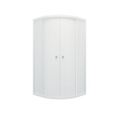 ТРИТОН Душевая штора без поддона Стандарт 90*90*175,стекло ЛЕН,профиль белый