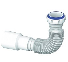UNICORN D 45  Гибкая труба 1 1/2 х 40/50 400мм с гайкой