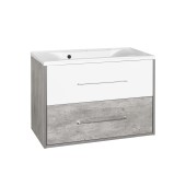 Тумба подвесная ЭКЗОТИК ПЛЮС БЕТОН 75 под умыв.Elen/Комфорт 75