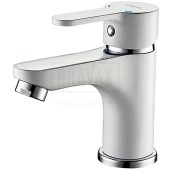 L1003W Cмеситель для умывальника белый
