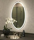 Зеркальный шкаф ФЛОКС 50 с подсветкой