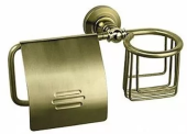 L 1303С-1 Бумагодержатель + дезодорант бронза