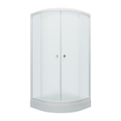 ТРИТОН Душевая кабина Риф 90*90*205 А,низ.подд,полукр.стекло ГРЕЙС,профиль белый