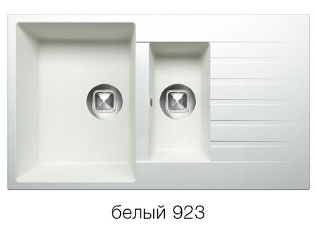 Мойка TOLERO R-118 №923 (белый) 86*50 см