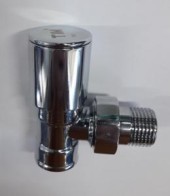 TIM Регулиров.вентиль радиаторный верх.1/2" угловой хром